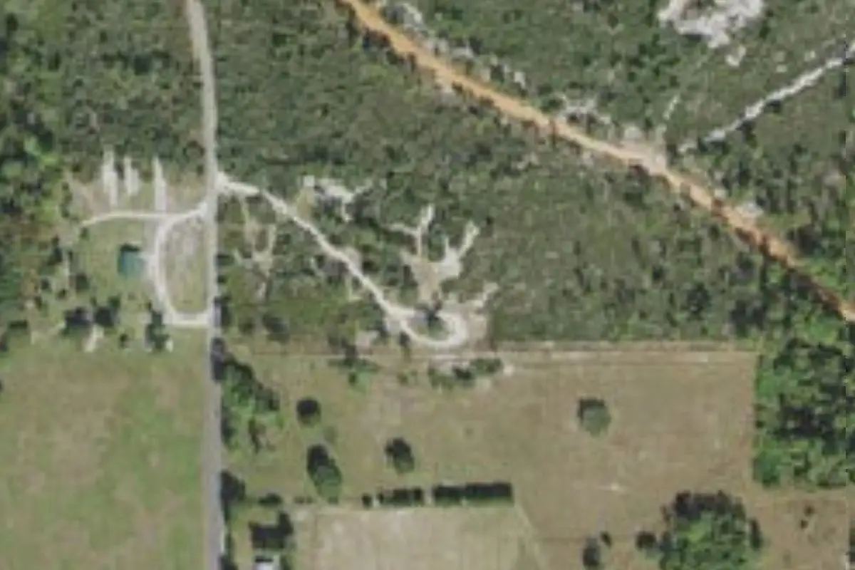 Aerial view of Reedy Creek Campground Lake Wales Ridge State Forest