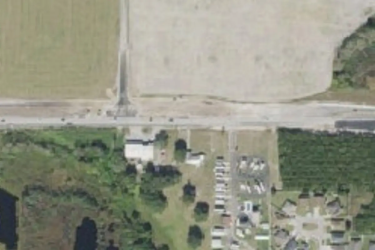 Aerial view of Southern Ducks RV Resort