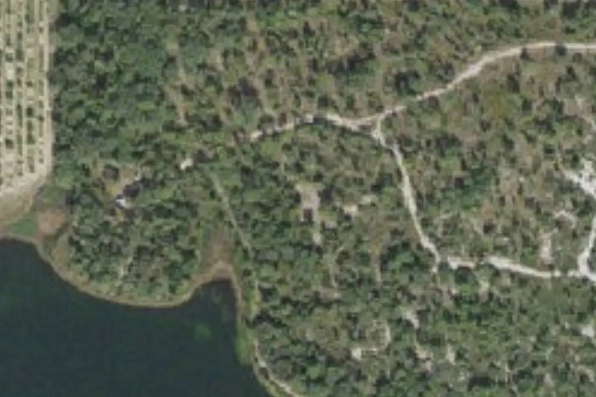 Aerial view of Flaming Arrow Scout Reservation