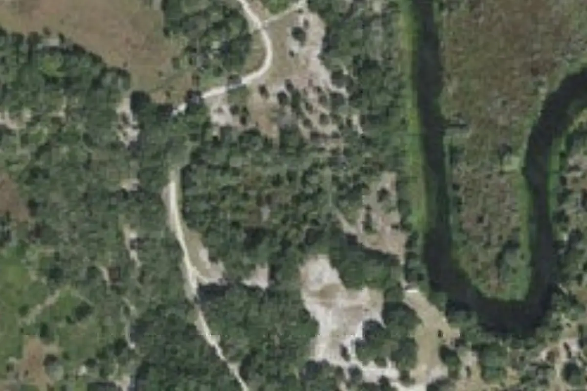 Aerial view of KICCO (Kissimmee River KICCO, SFWMD)
