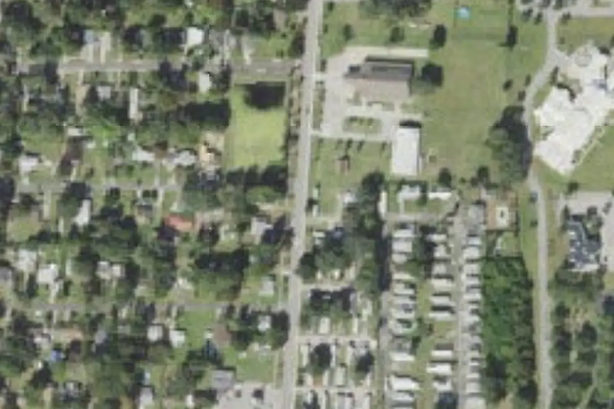 Aerial view of Twelve Oaks Mobile Home Park