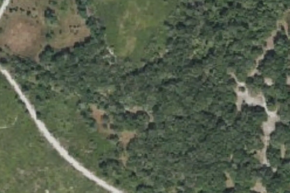 Aerial view of Unnamed campground