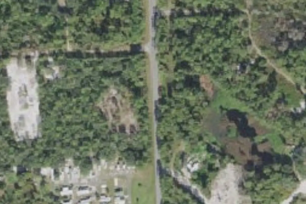 Aerial view of Bass Capital MH & RV Park