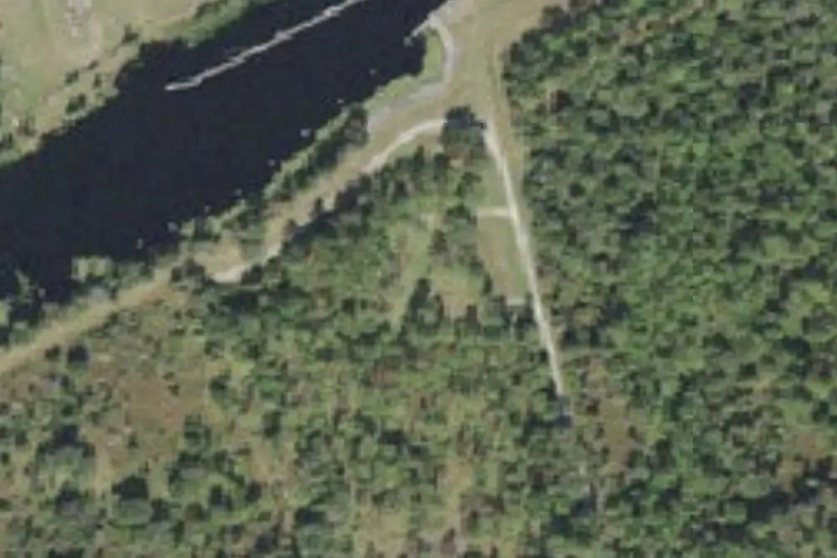 Aerial view of Buckman Lock - St. Johns Loop North & South