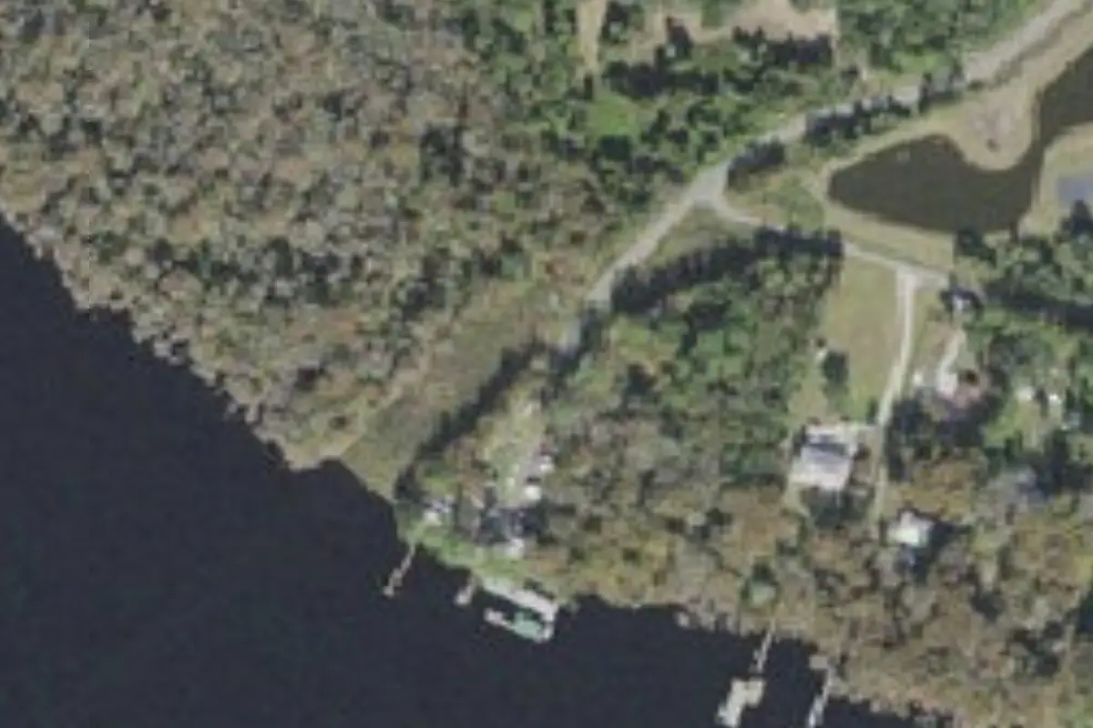 Aerial view of Historical Gateway Fish Camp