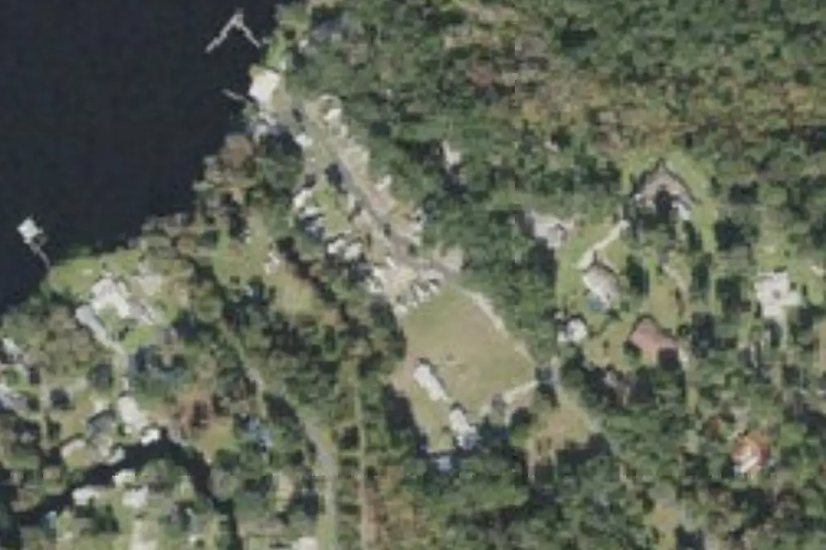 Aerial view of Lynchs Landing