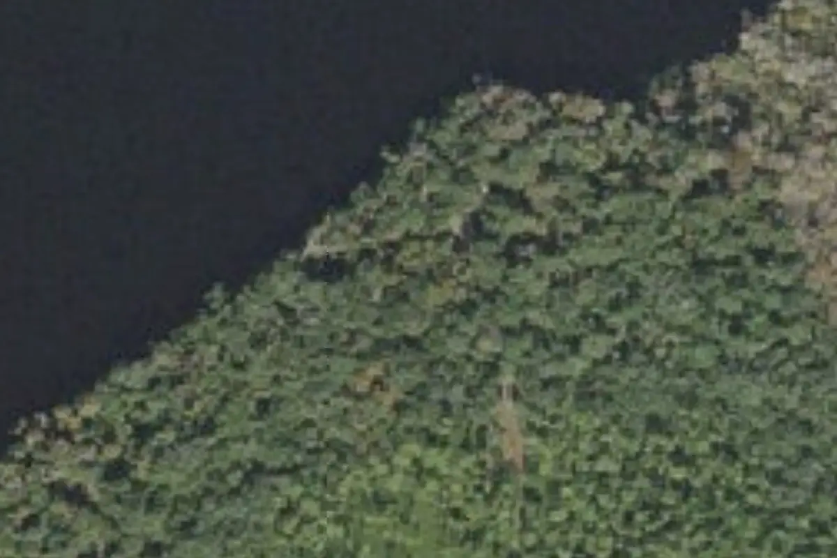 Aerial view of Murphy Creek Conservation Area campsites