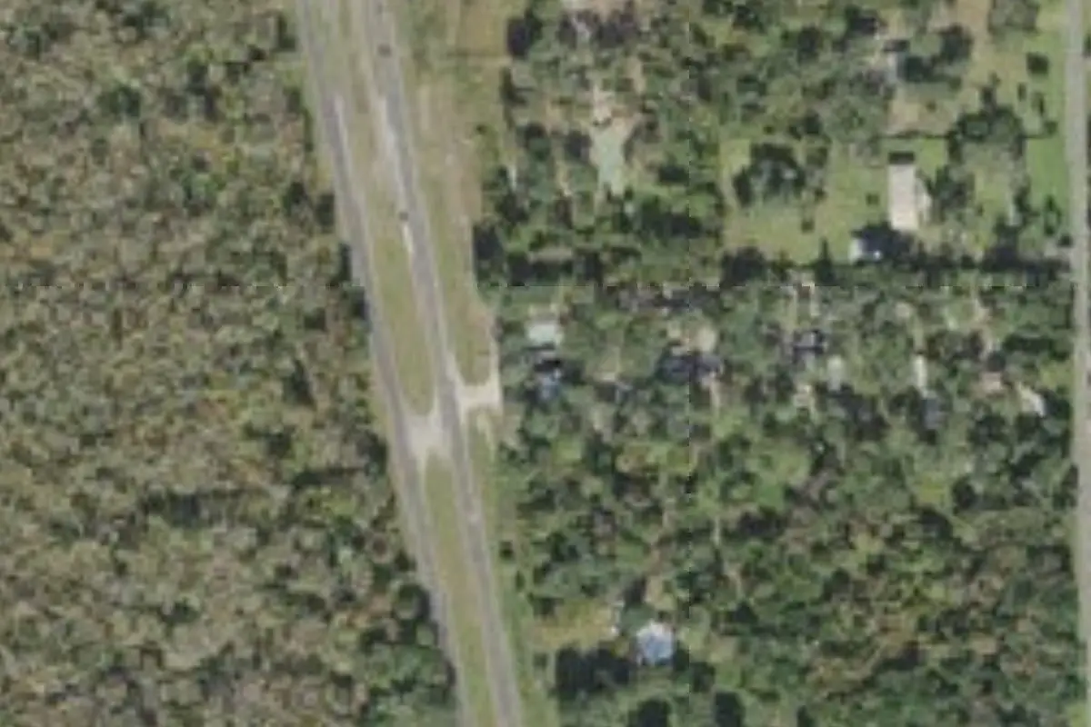 Aerial view of St. Johns Campground