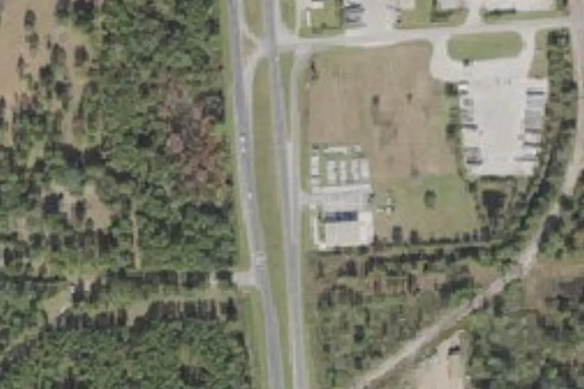 Aerial view of St. Johns Campground