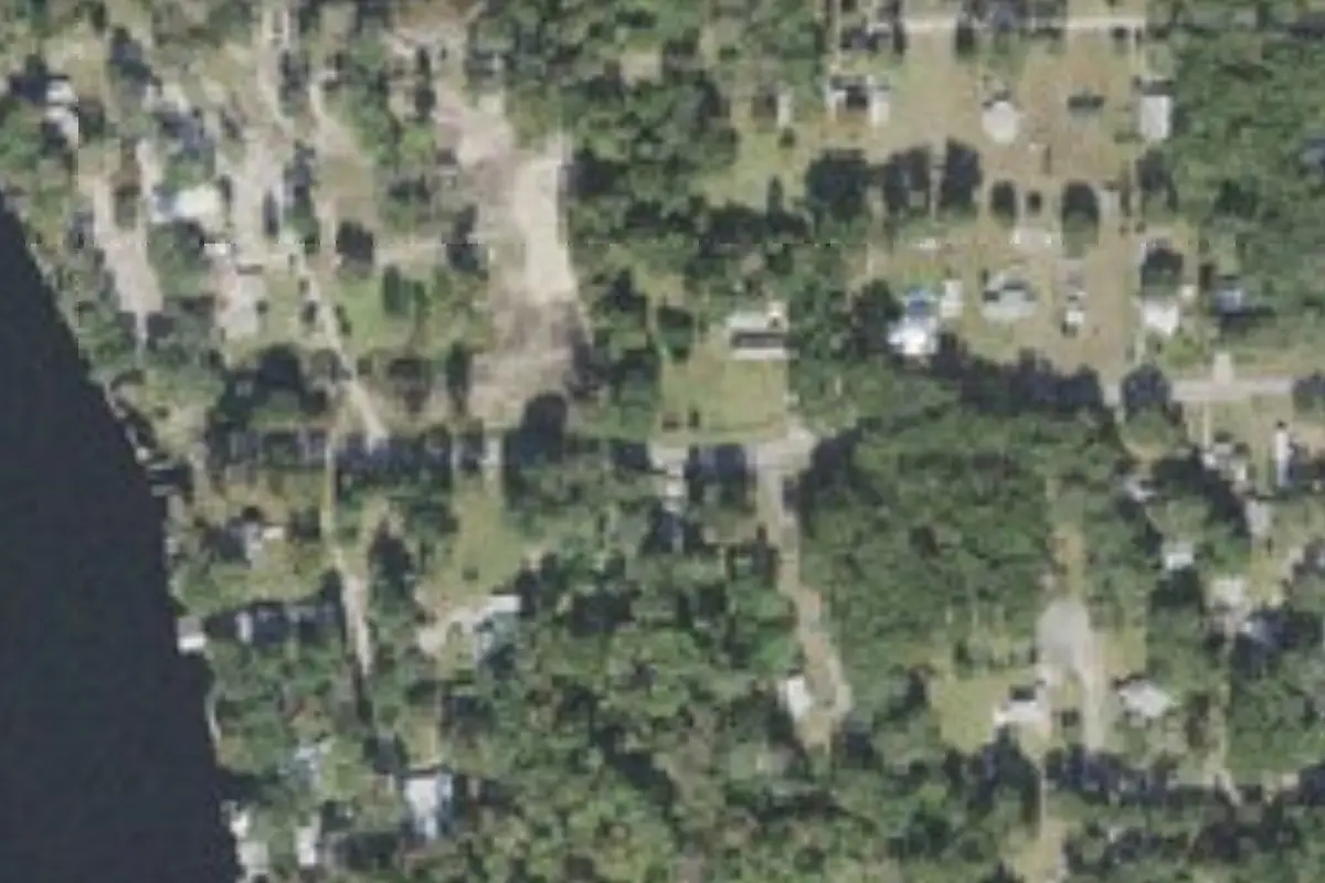 Aerial view of Shell Harbour RV Resort