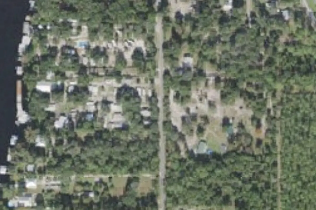 Aerial view of Trail Boss RV and Campground