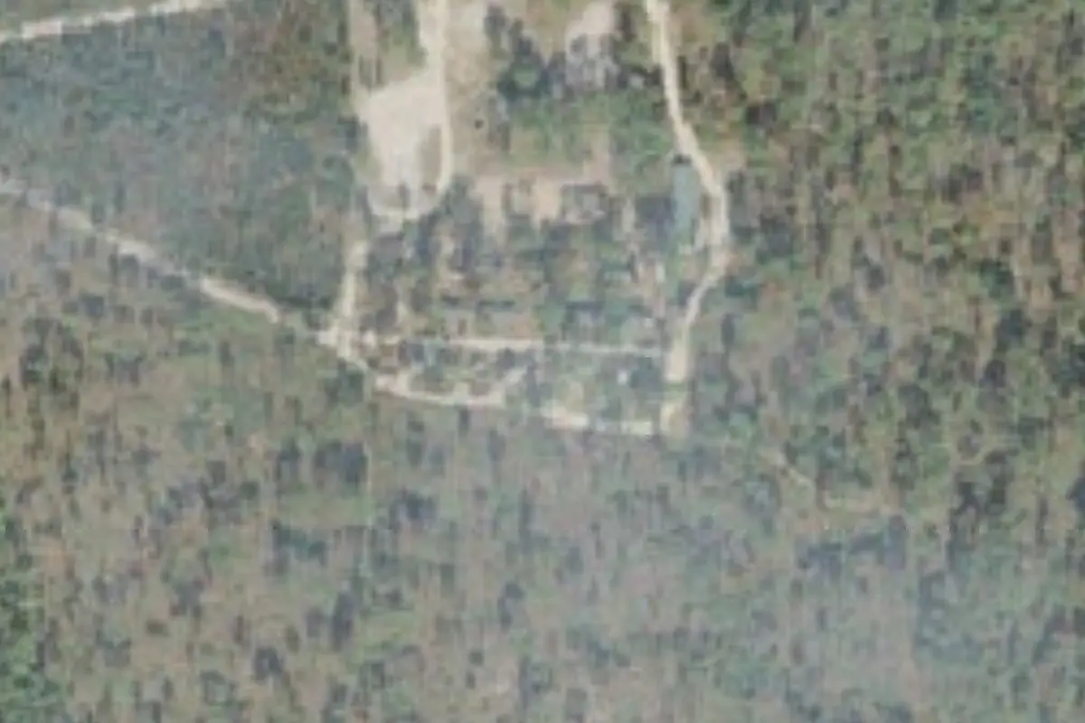 Aerial view of Welaka State Forest Campground (Welaka Equestrian Campground)