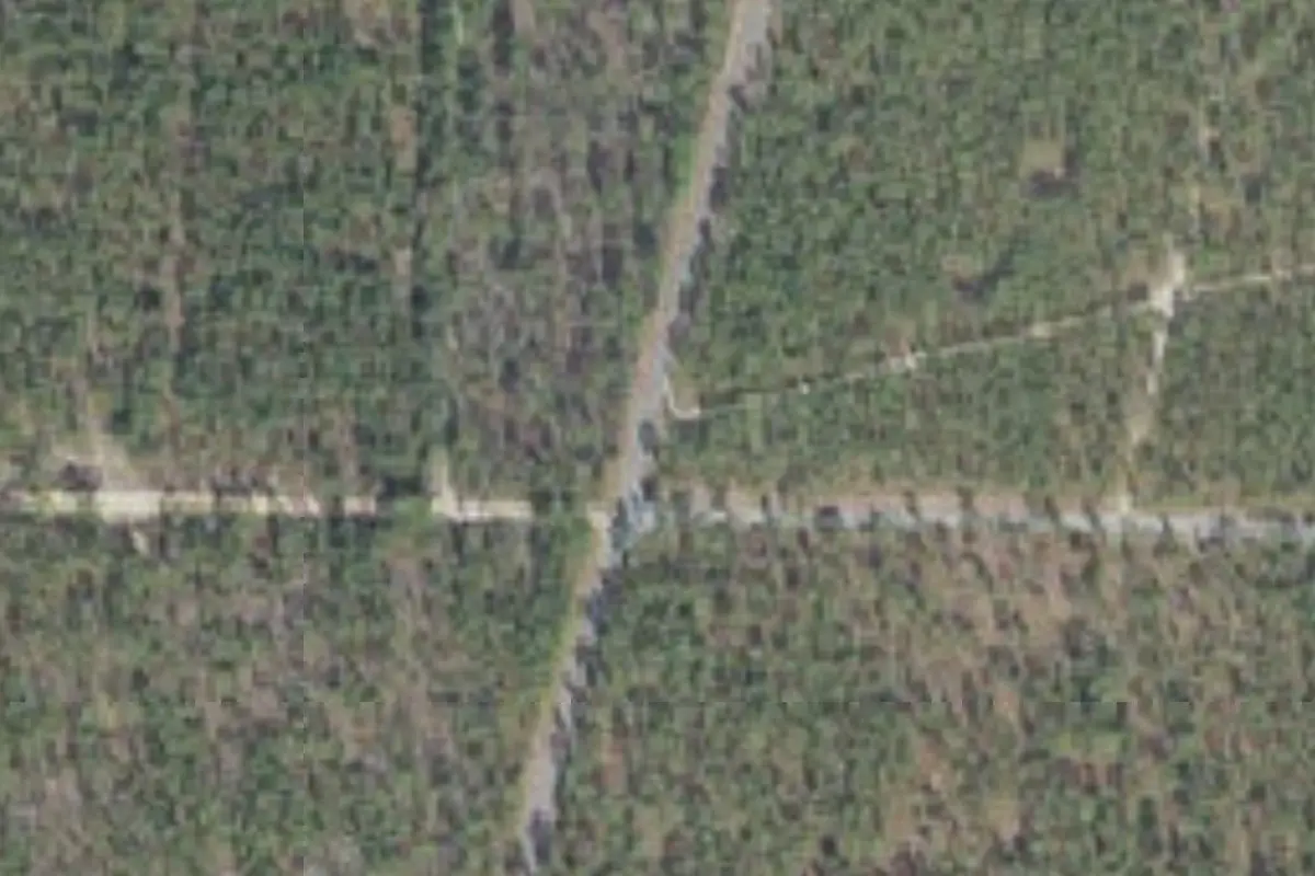 Aerial view of Camp Paquette