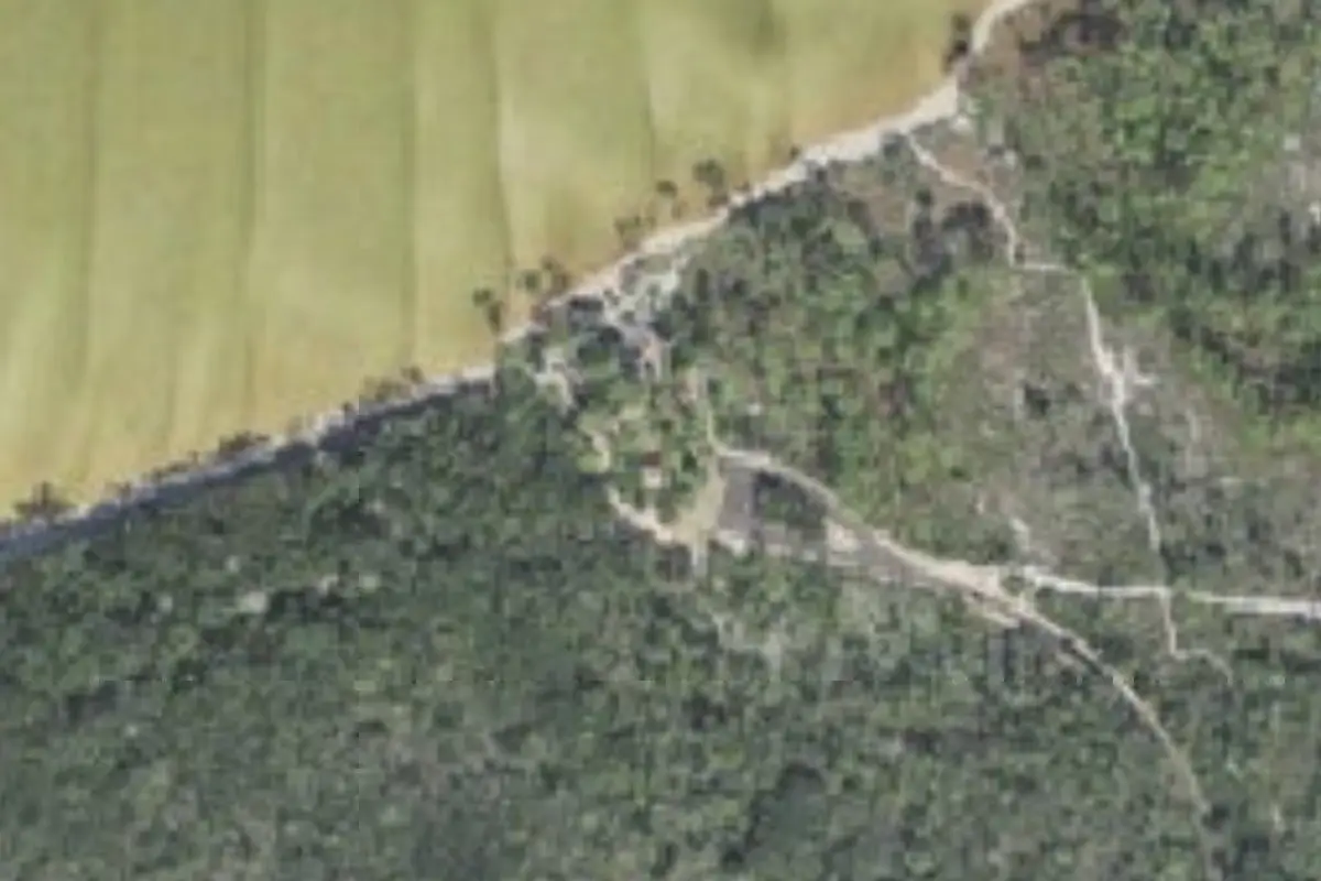 Aerial view of Naval Live Oaks Youth Group Camping