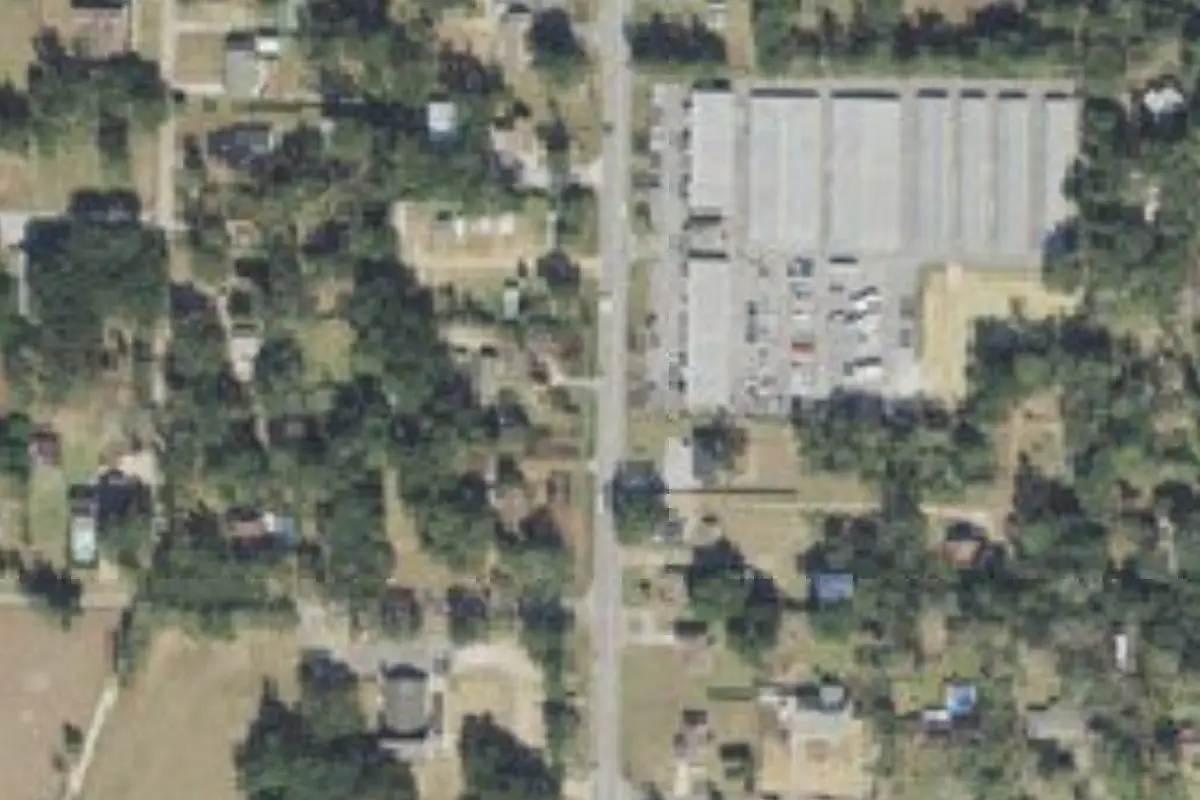 Aerial view of Palomino Trailer Park