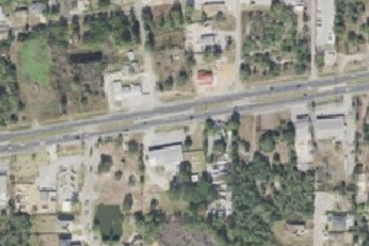 Aerial view of PaPa Bass Campground