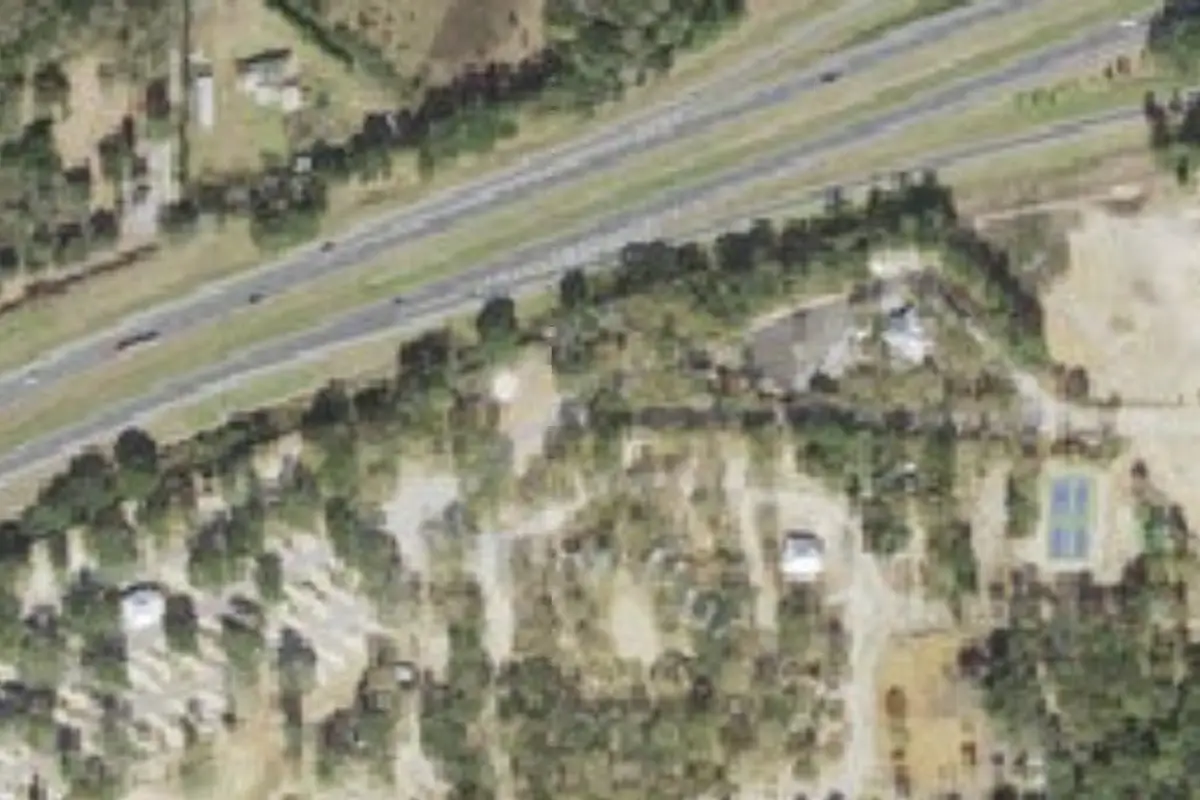 Aerial view of Splash RV Resort