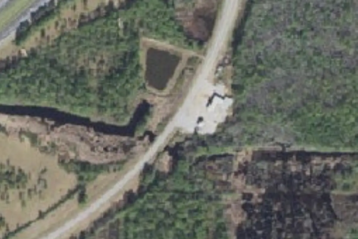 Aerial view of Unhitched Garcon Point