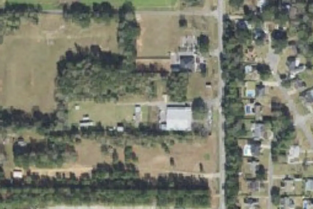 Aerial view of Woodbine RV Park
