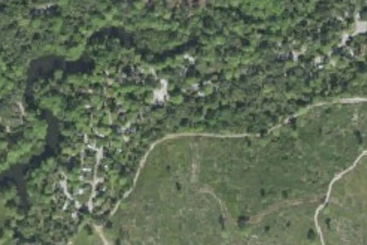 Aerial view of Oscar Scherer State Park