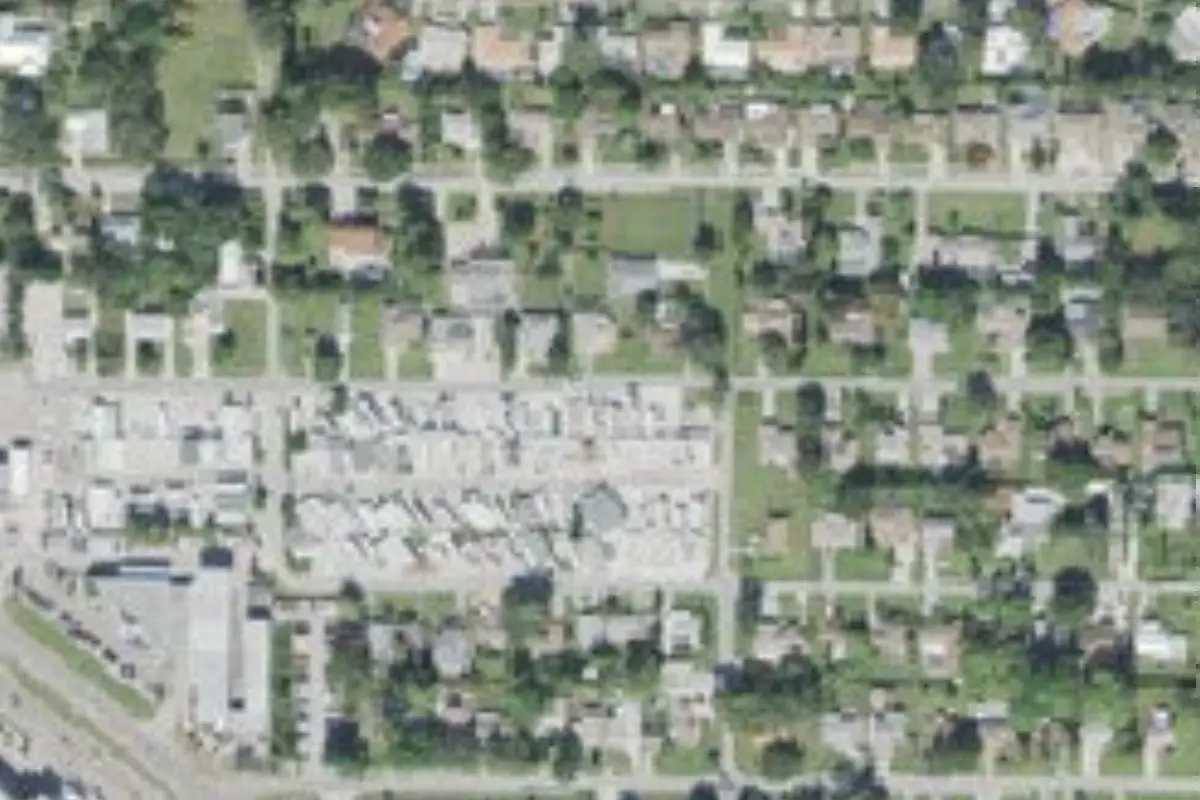 Aerial view of Sarasota Sunny South RV Resort