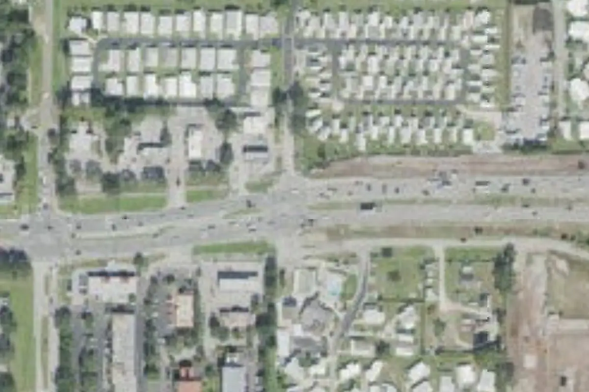 Aerial view of Windward Isle RV Park
