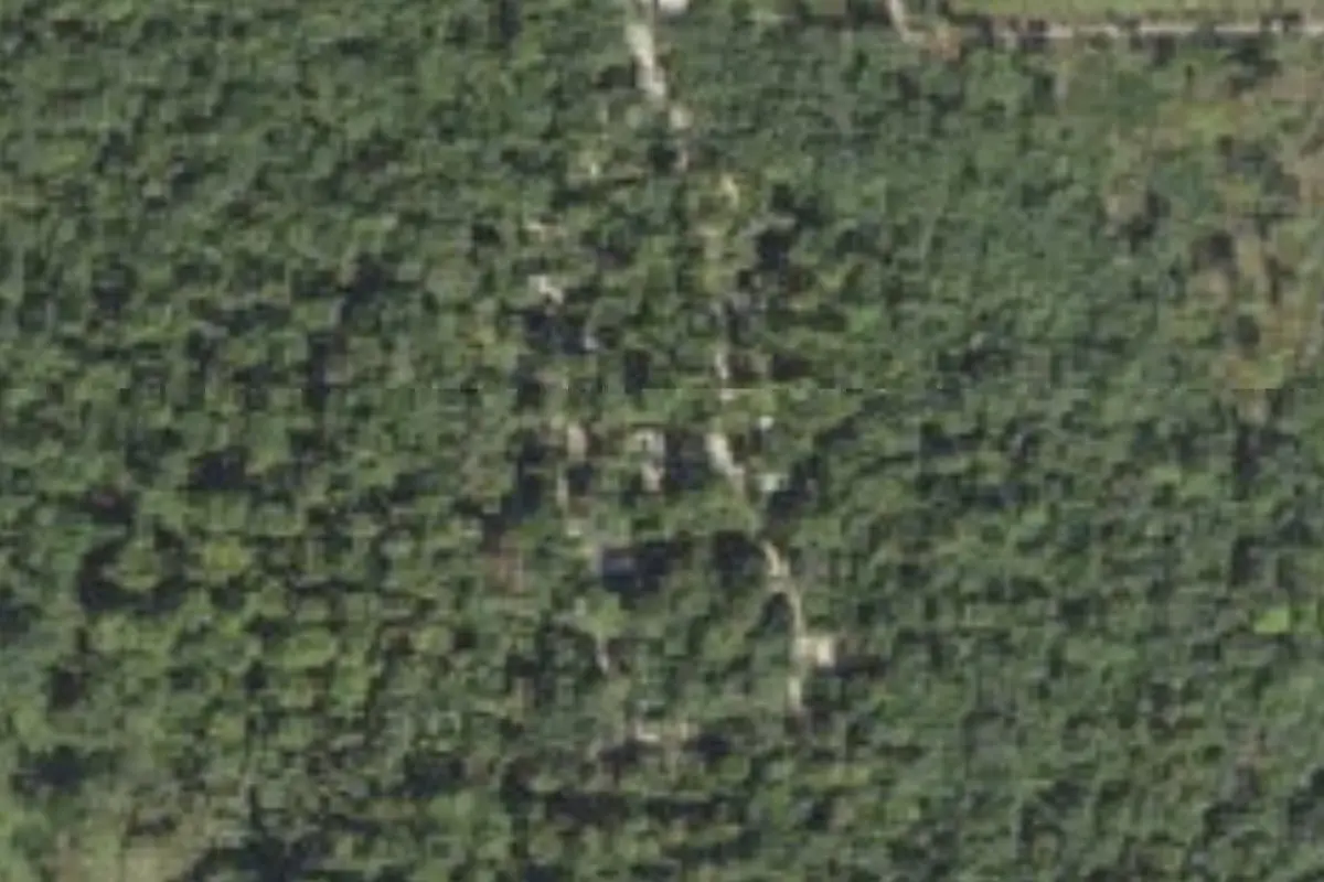 Aerial view of Faver-Dykes State Park
