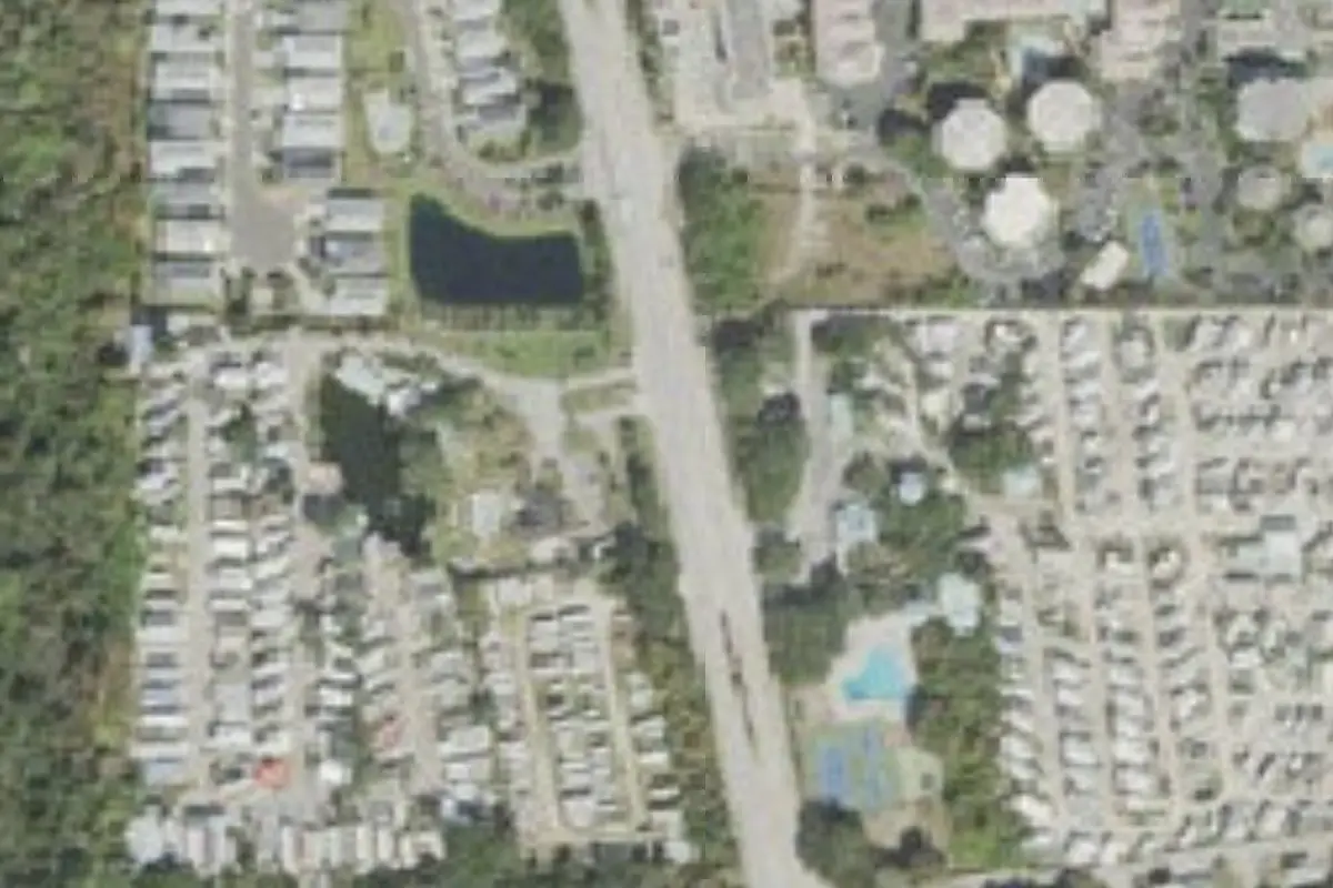 Aerial view of PepperTree RV Resort