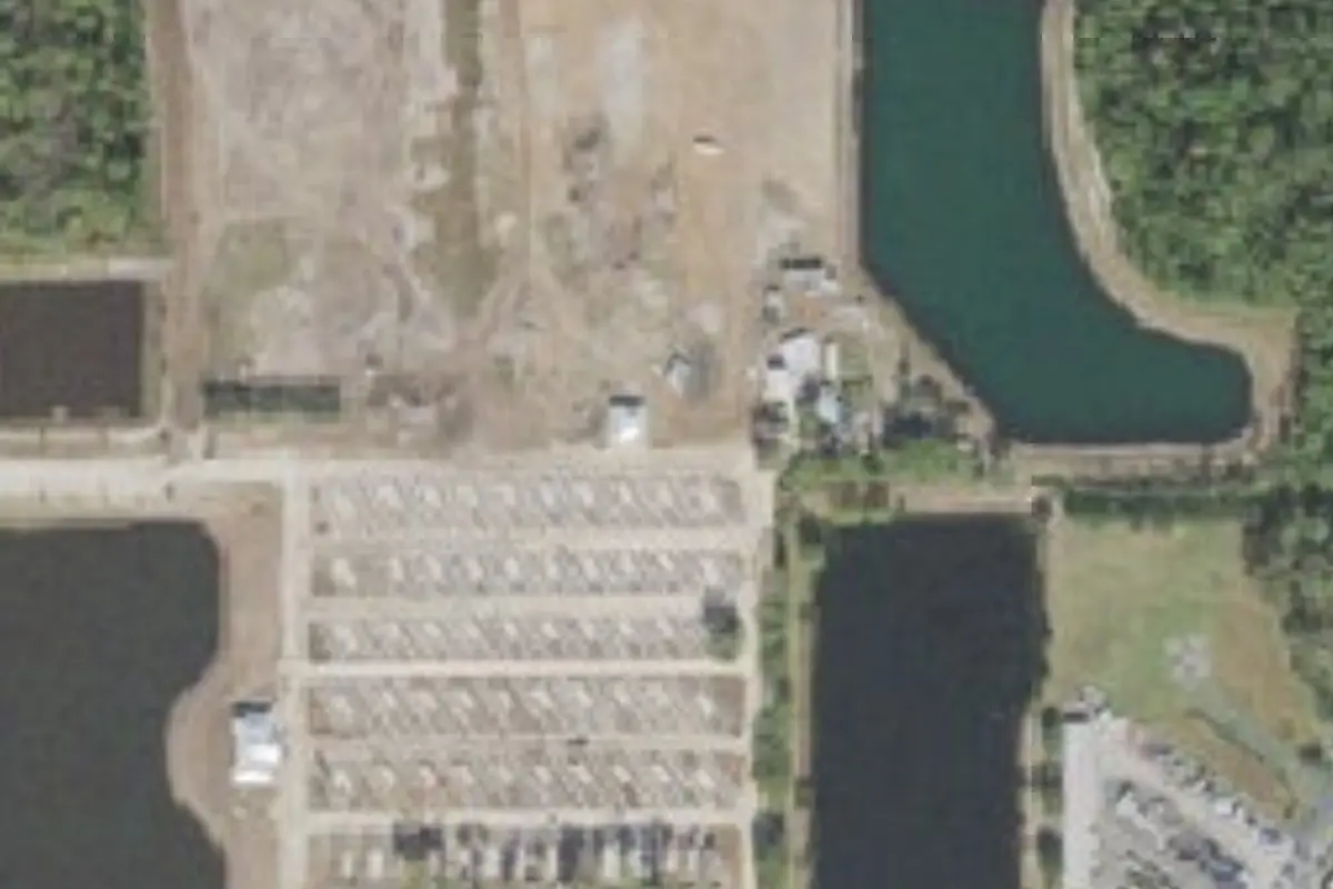 Aerial view of St. Augustine RV Resort