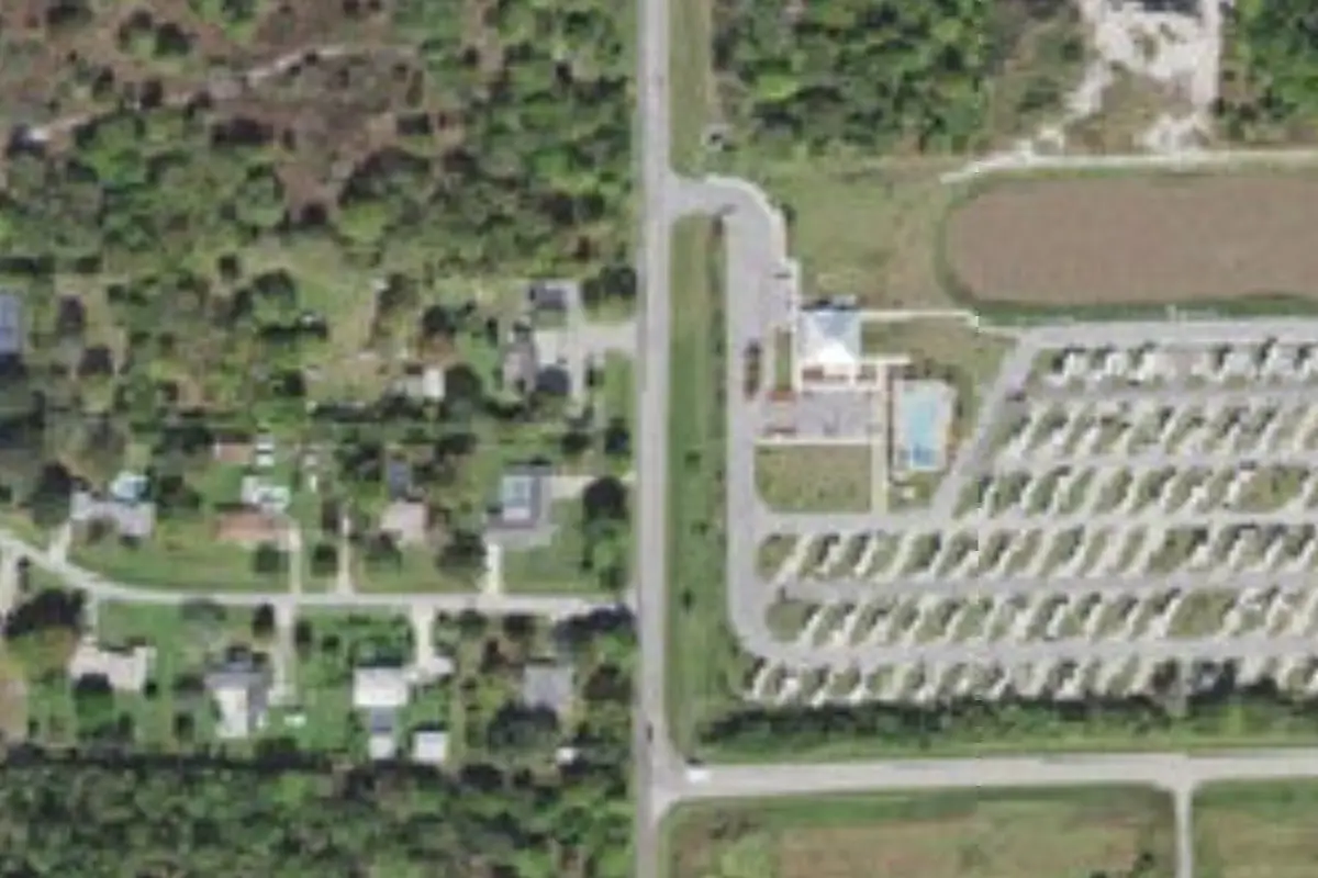 Aerial view of Fort Pierce West KOA Holiday