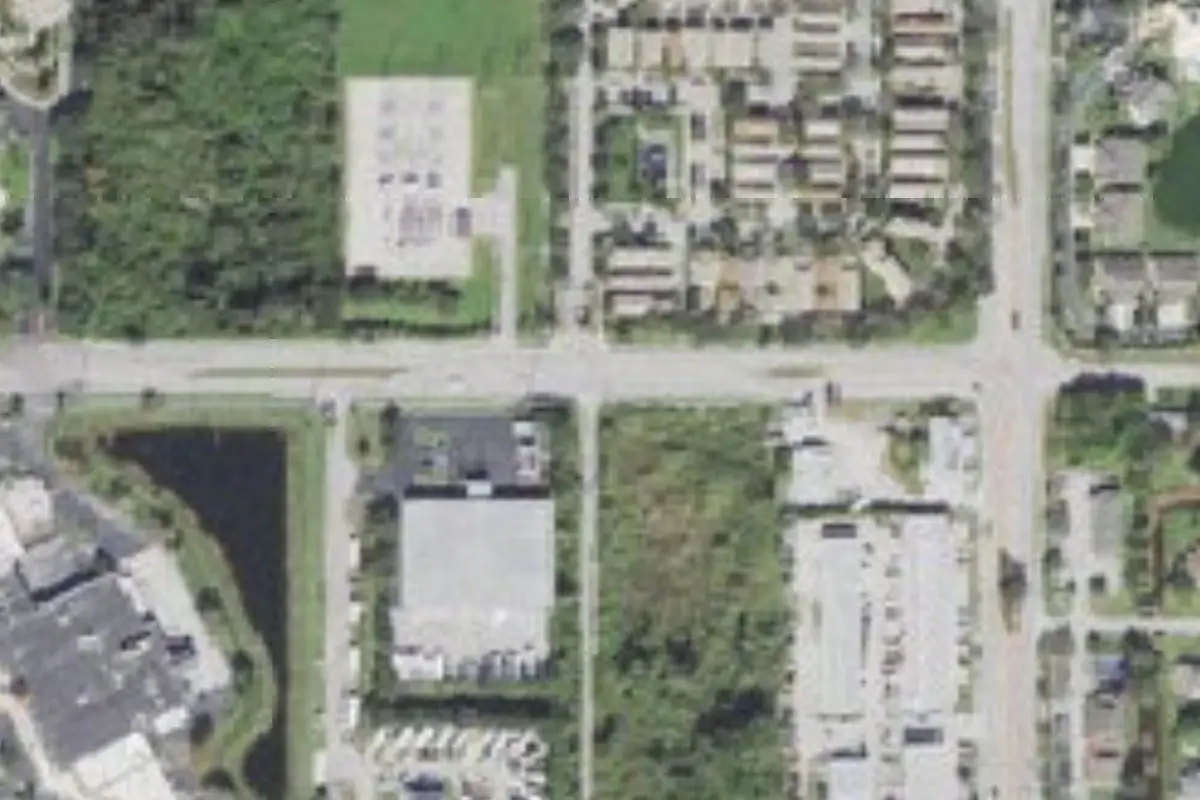 Aerial view of Port St. Lucie RV Resort