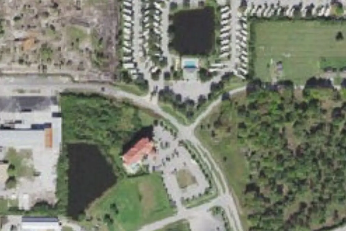 Aerial view of Treasure Coast RV Resort