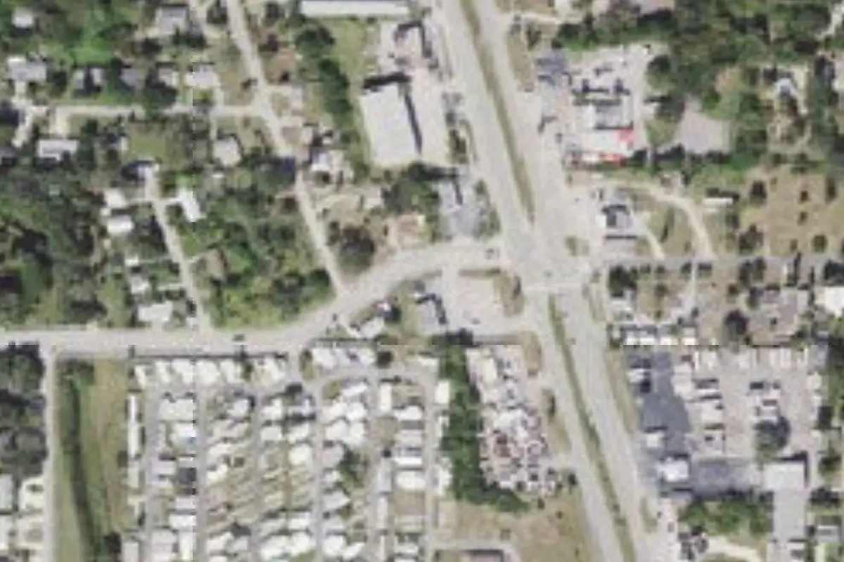 Aerial view of Whispering Creek Co-Op