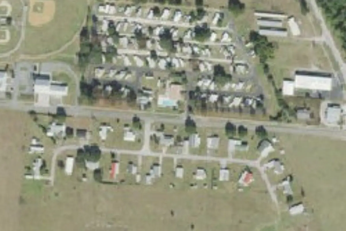 Aerial view of Better Times at Lake Panasoffkee