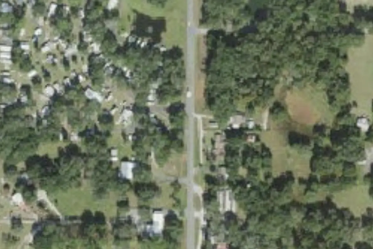 Aerial view of Florilow Oaks RV Park