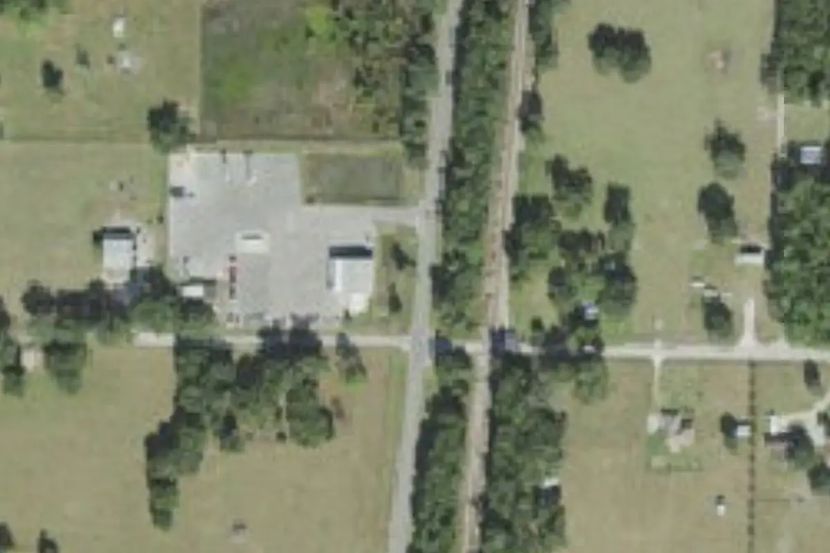 Aerial view of Paradise Oaks RV Resort