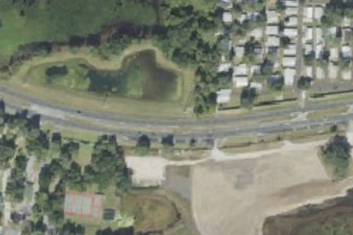 Aerial view of Rails End Wildwood MHC