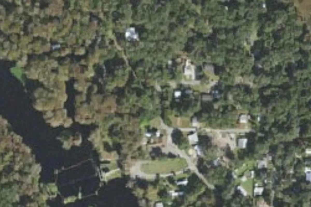Aerial view of The Dam Pub