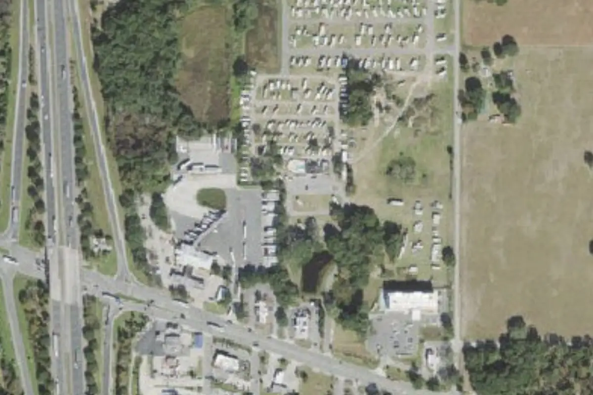 Aerial view of Wildwood RV Village