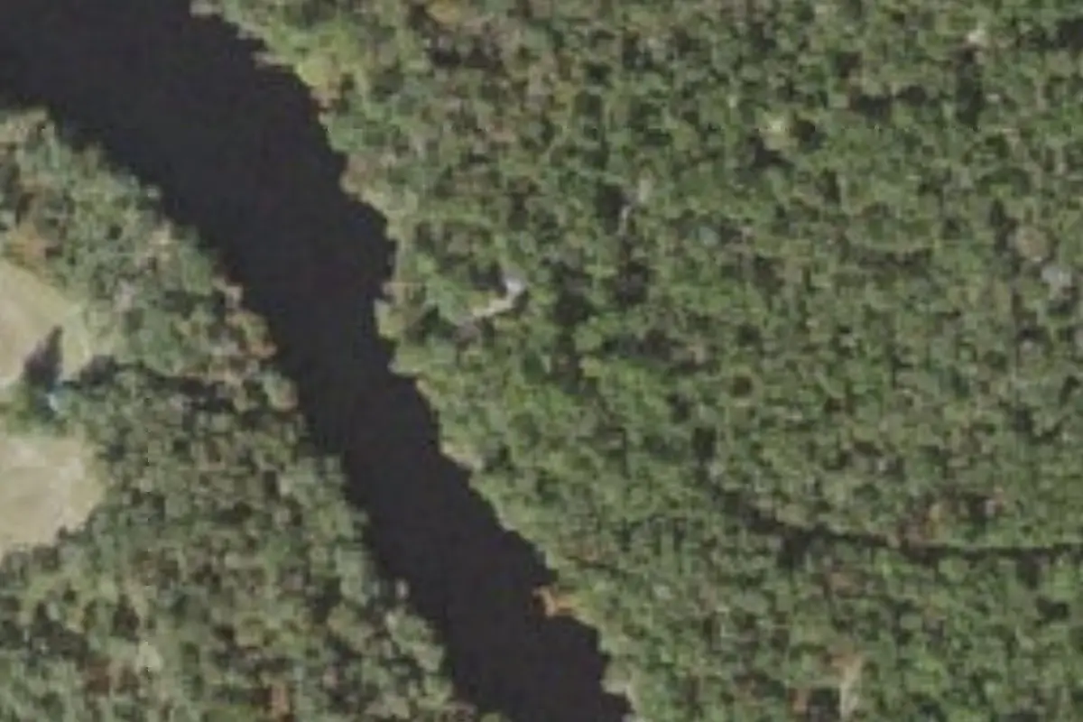 Aerial view of Peacock Slough River Camp