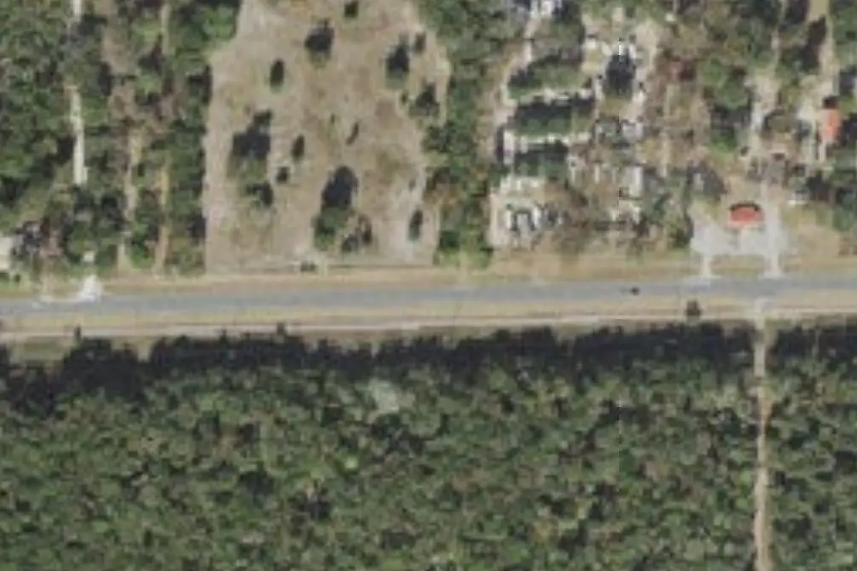 Aerial view of River Run Campground