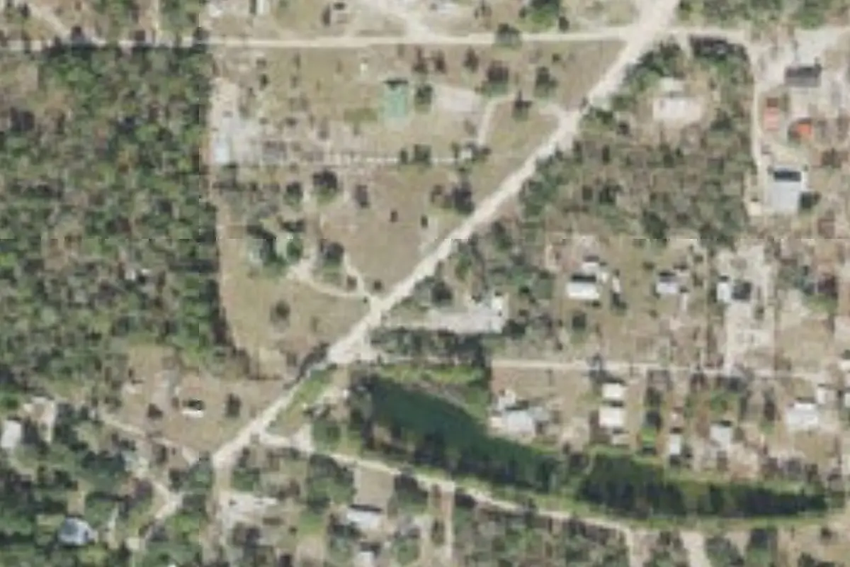 Aerial view of Castaway Campground