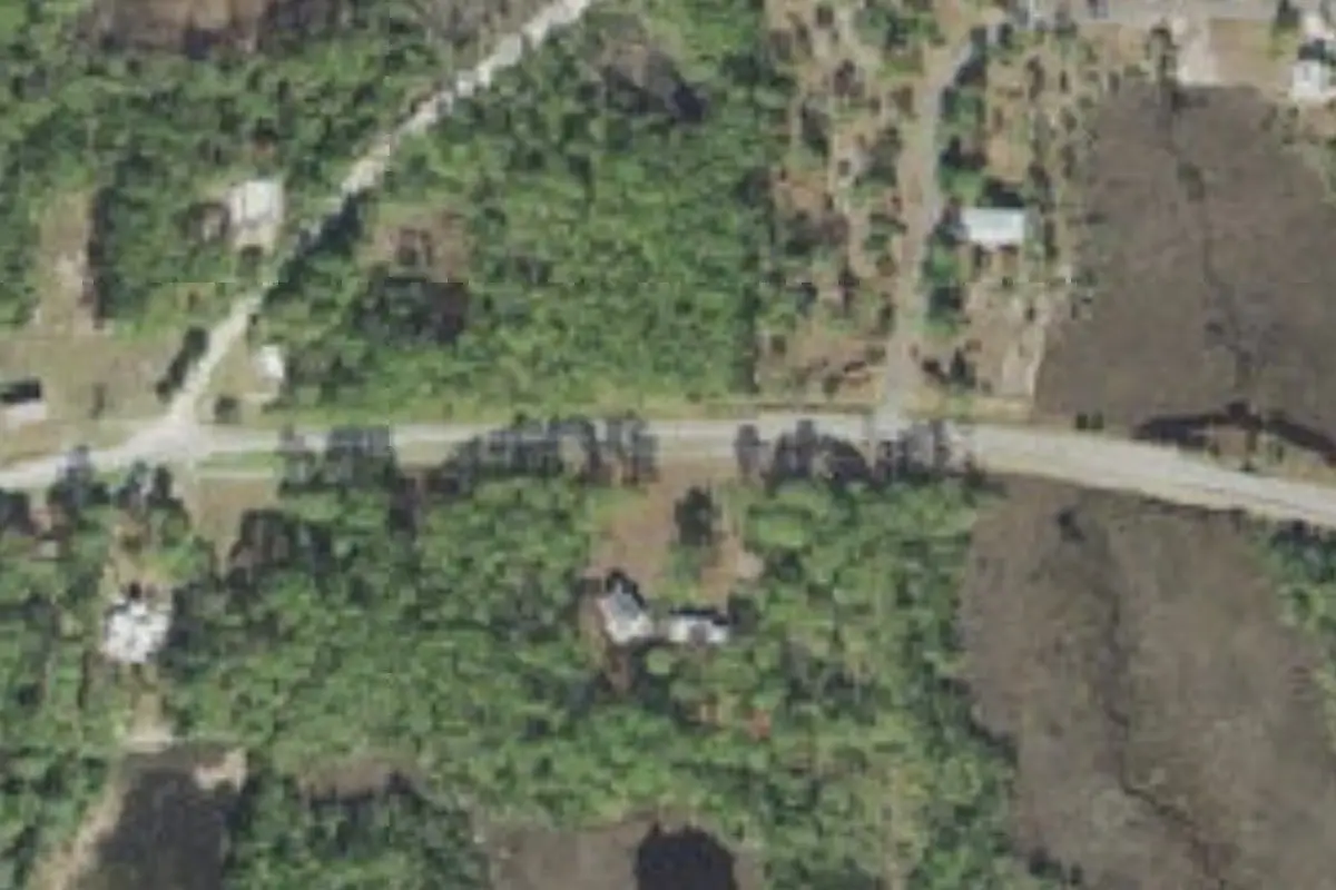 Aerial view of Keaton Beach Corner Store Campground