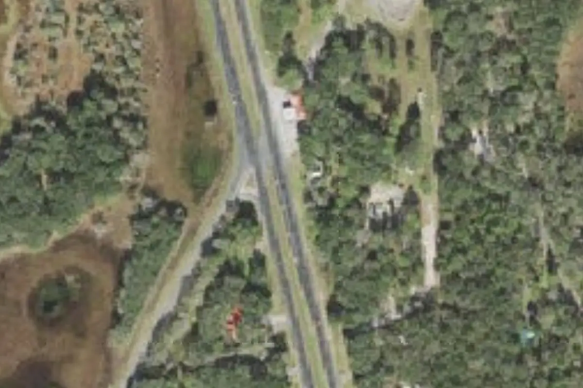 Aerial view of Nafee Campground