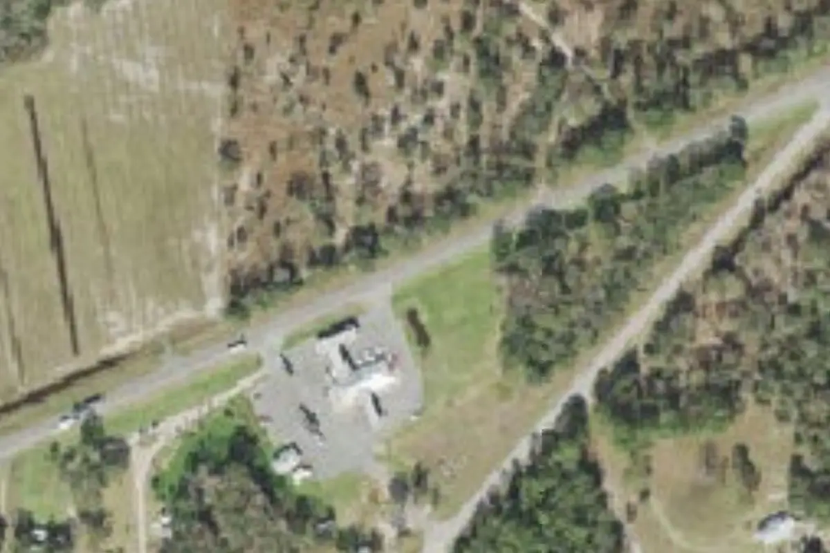 Aerial view of Rocky's Convenience Store & Campground
