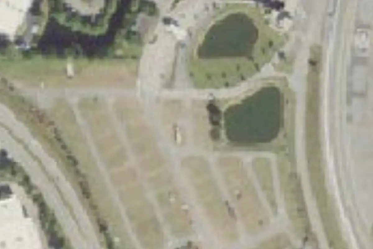 Aerial view of Park West RV at Daytona International Speedway