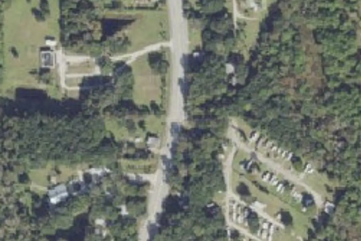 Aerial view of Gold Rock Park