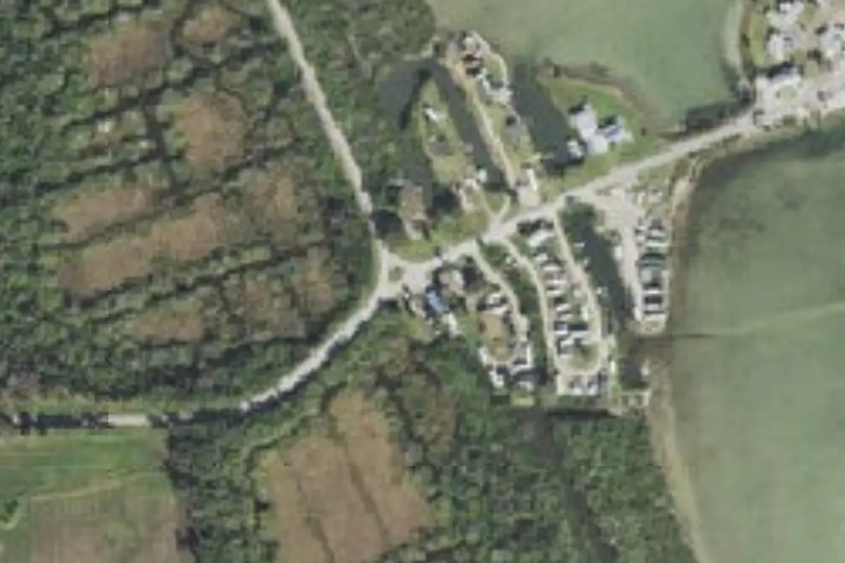 Aerial view of Mosquito Lagoon RV Park & Fish Camp