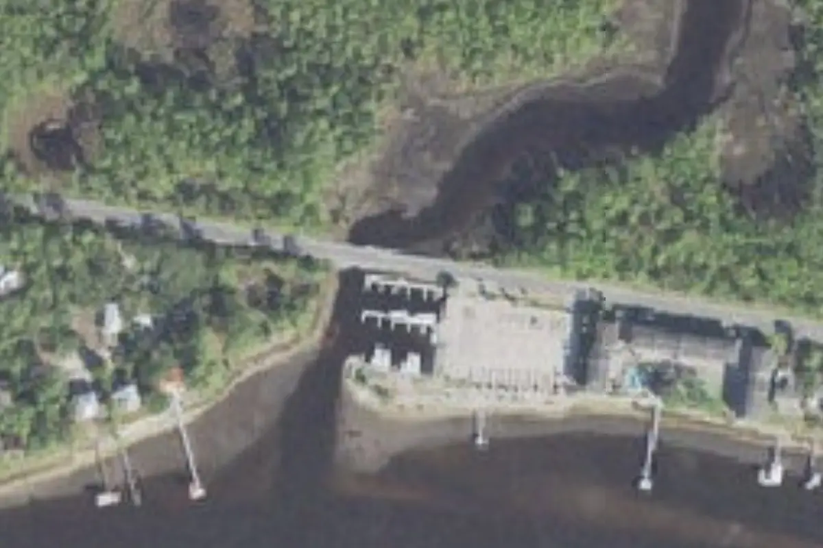 Aerial view of Bayside RV Resort & Marina