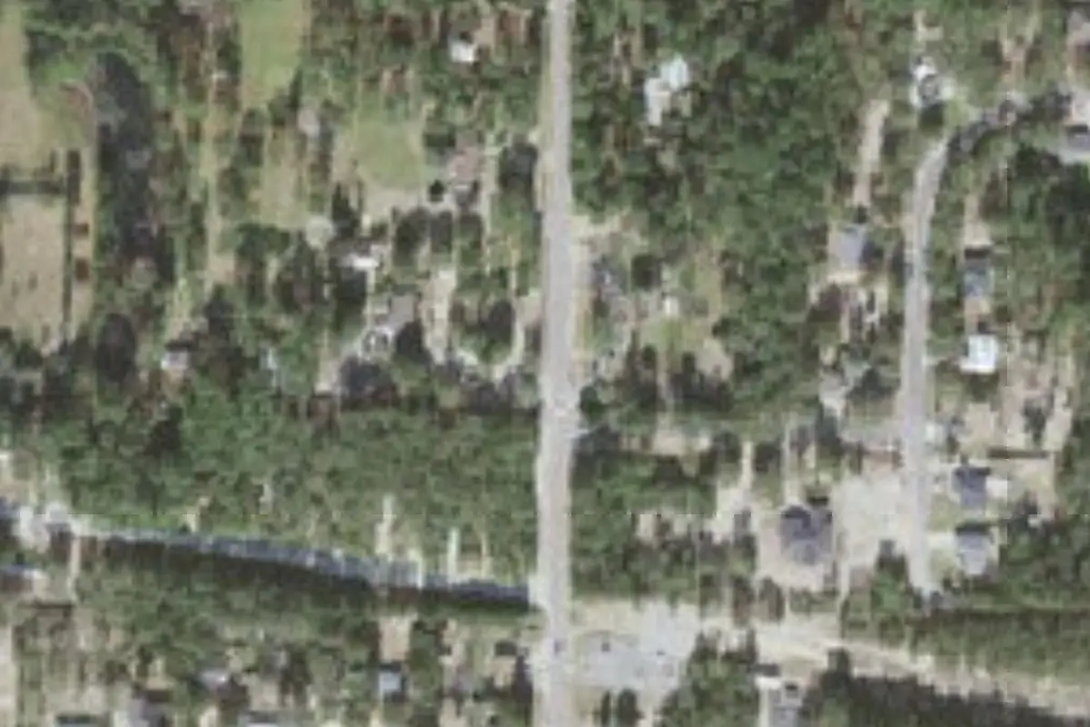 Aerial view of Green Acres South Mobile Home Park